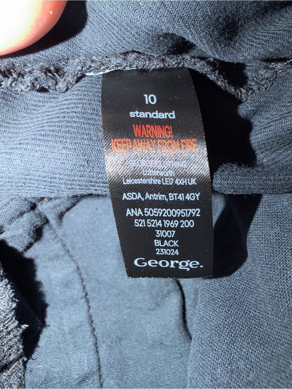 George Black pants